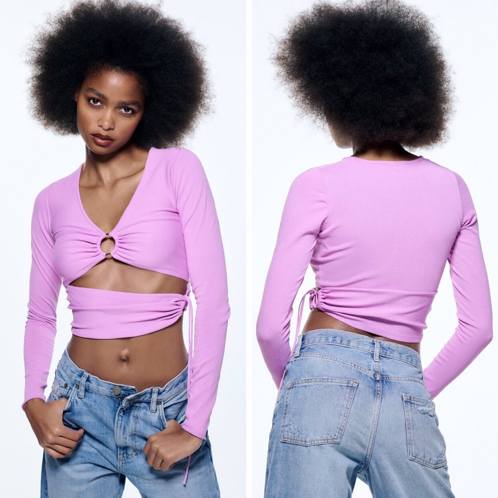 Zara Cut-Out Knit Top (New w/out tags)